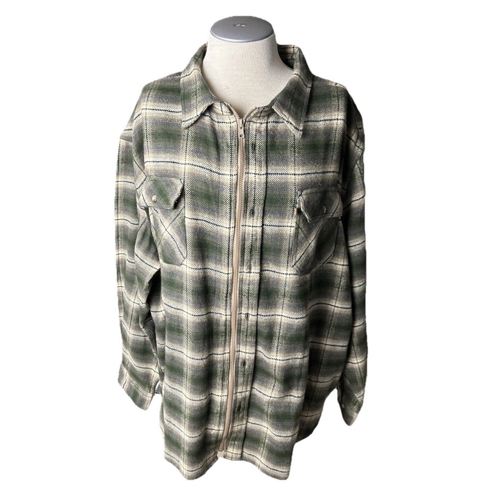 Guide Series Flannel Shirt Jacket Mens XL Outdoors